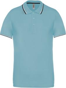 Kariban K250 - POLO MAILLE PIQUÉE MANCHES COURTES Sky Blue/Navy/White