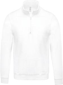 Kariban K478 - Sweat-shirt col zippé White