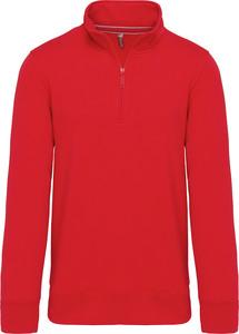 Kariban K487 - Sweat-shirt col zippé Rouge