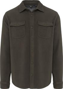 Kariban K582 - Surchemise polaire doublée sherpa Dark Khaki / Storm Grey