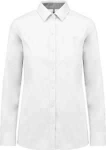 Kariban K585 - Chemise coton Nevada manches longues femme White