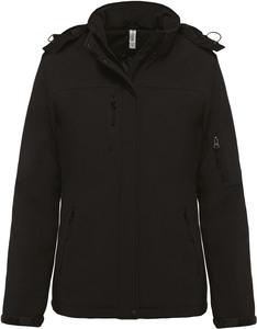 Kariban K651 - Parka softshell doublée capuche femme Black