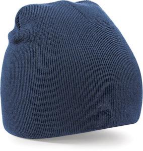 Beechfield B44 - Bonnet homme Beanie original Pull-On French Navy