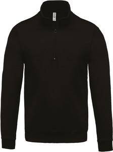Kariban K478 - Sweat-shirt col zippé Black