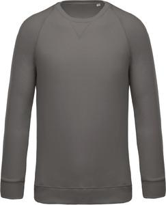 Kariban K480 - Sweat-shirt BIO col rond manches raglan homme Storm Grey