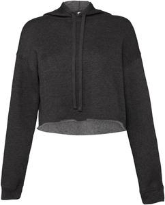 Bella+Canvas BE7502 - Sweat-shirt crop à capuche femme