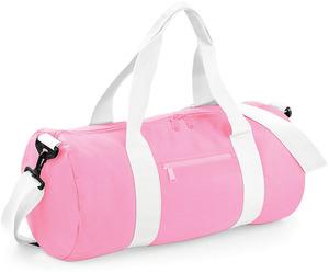 Bag Base BG140 - Sac baril original Classic Pink/ White