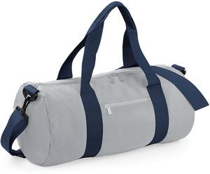 Bag Base BG140 - Sac baril original Light Grey/French Navy