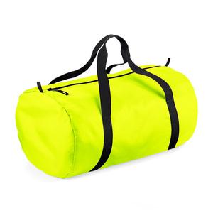 Bag Base BG150 - Sac fourre tout pliable Fluorescent Yellow / Black