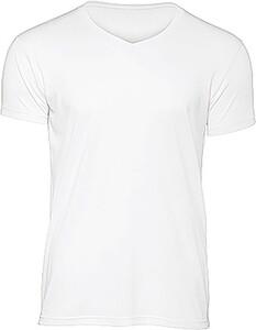 B&C CGTM057 - T-shirt Triblend col V Homme White