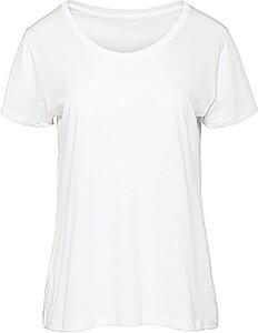 B&C CGTW043 - T-shirt Organic Inspire col rond Femme White