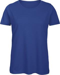 B&C CGTW043 - T-shirt Organic Inspire col rond Femme Royal Blue