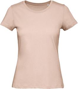 B&C CGTW043 - T-shirt Organic Inspire col rond Femme Millennial Pink