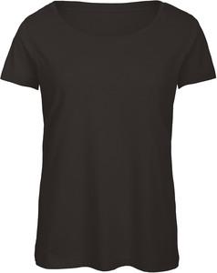 B&C CGTW056 - T-shirt Triblend col rond Femme Black