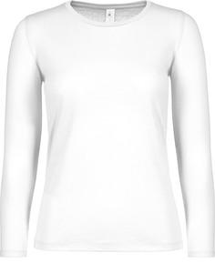 B&C CGTW06T - T-shirt manches longues femme #E150 White