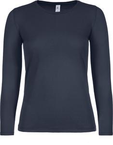 B&C CGTW06T - T-shirt manches longues femme #E150 Navy