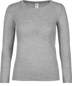 B&C CGTW06T - T-shirt manches longues femme #E150 Sport Grey