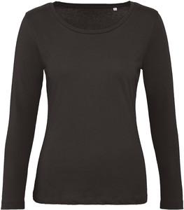 B&C CGTW071 - T-shirt bio Inspire femme manches longues Black