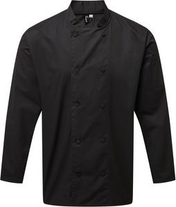 Premier PR903 - Veste chef cuisinier Coolchecker® Black