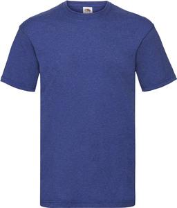 Fruit of the Loom SC221 - T-Shirt Homme Manches Courtes 100% Coton Retro Heather Royal