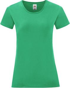 Fruit of the Loom SC61432 - T-shirt femme Iconic-T Kelly Green