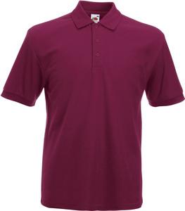 Fruit of the Loom SC63204 - POLO PIQUÉ LOURD 65/35 Burgundy