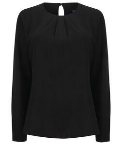 Henbury H598 - Blouse manches longues Black