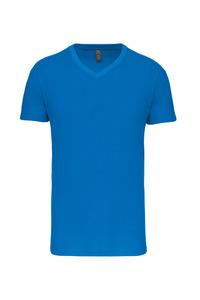 Kariban K3028IC - T-shirt Bio150IC col V homme Tropical Blue