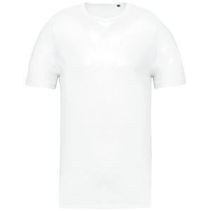 Kariban K398 - T-shirt Bio col à bords francs manches courtes homme White