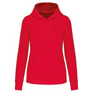 Kariban K4028 - Sweat-shirt écoresponsable à capuche femme Red