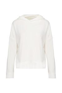 Kariban K494 - Sweat-shirt capuche lounge Bio femme Off White