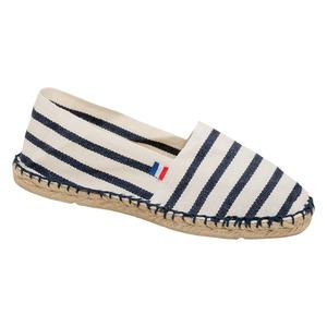 Kariban K840 - Espadrilles unisexe Made in France Natural / Navy Stripe