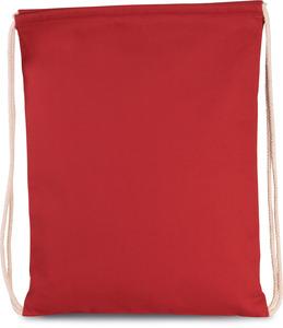 Kimood KI0154 - Sac à dos avec cordon épais Cherry Red