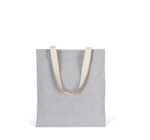 Kimood KI5203 - Sac shopping recyclé Flint Grey / Ecume