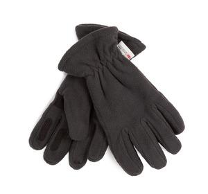 K-up KP887 - Gants recyclés en micropolaire et Thinsulate™ Dark Grey