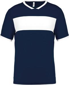 PROACT PA4001 - Maillot manches courtes enfant Sporty Navy / White