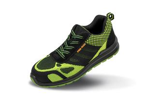 Result R458X - Chaussures de sécurité Flyknit Neon Green/ Black