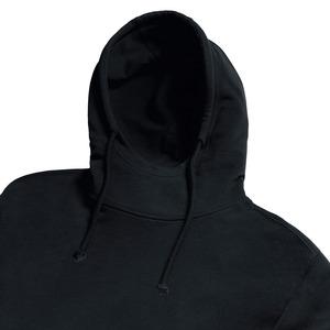 Russell RU209M - Sweat à capuche col montant Pure Organic Black