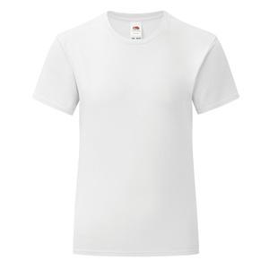 Fruit of the Loom SC61025 - T-shirt fille iconic 150 T White