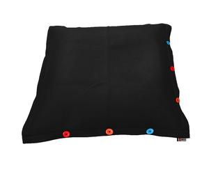 Shelto SH130 - Pouf déhoussable - Moyen modèle Black