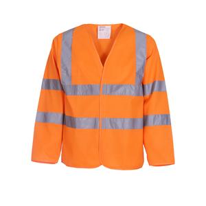 Yoko YHVJ200 - Gilet Hi-vis à manches longues Hi Vis Orange