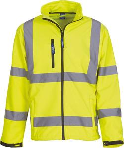 Yoko YHVK09 - Veste softshell haute visibilité Hi Vis Yellow