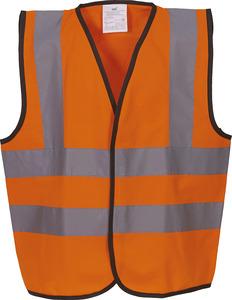 Yoko YHVW100CH - Gilet haute visibilité enfant Hi Vis Orange