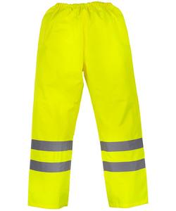 Yoko YHVS451 - Pantalon de pluie respirant Hi-Vis Soft Flex Hi Vis Yellow