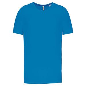 PROACT PA4012 - T-shirt de sport à col rond recyclé homme Aqua Blue