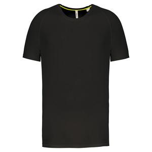 PROACT PA4012 - T-shirt de sport à col rond recyclé homme Black