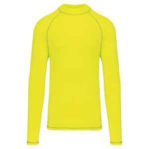 PROACT PA4017 - T-shirt technique à manches longues avec protection anti-UV unisexe Fluorescent Yellow