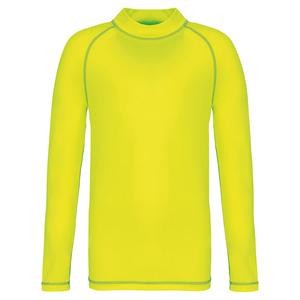 PROACT PA4018 - T-shirt technique à manches longues avec protection anti-UV enfant Fluorescent Yellow