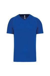 PROACT PA476 - T-shirt de sport manches courtes col v homme Sporty Royal Blue