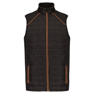 WK. Designed To Work WK606 - Bodywarmer DayToDay bi-matière unisexe Black / Orange